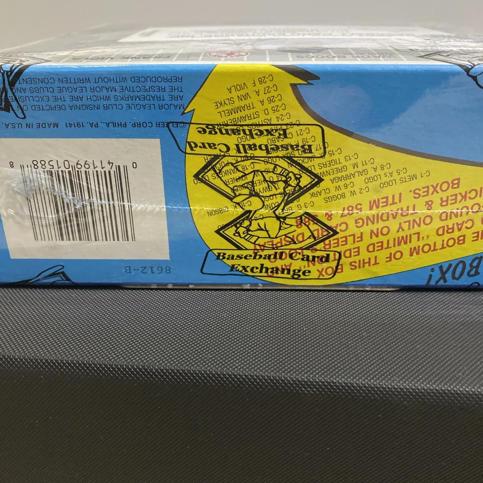 1989 年 FLEER 棒球大提琴包来自 BBCE 盒-Griffey RC Ripken Johnson 错误? — 第 4/4 张图片