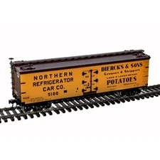 Atlas O 3001683 40' Wood Reefer Diercks And Sons Potatoes (NRCC)