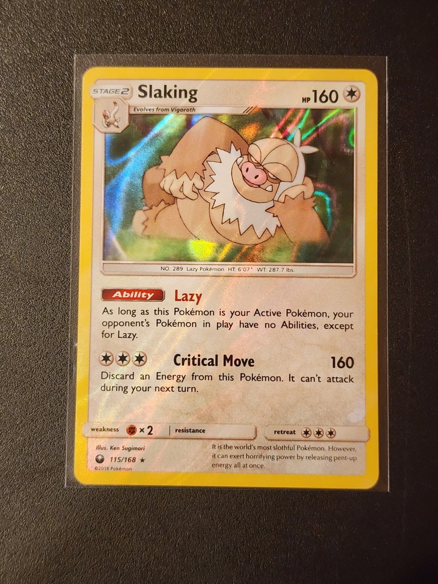 Pokemon Slaking Holo Rare SM