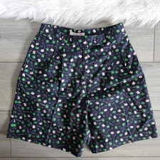 Liz Golf Vintage 90s Graphic Putter High Rise Baggy Wide Leg Shorts Small