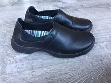 Dansko Women’s Size 41 Eu / 10.5 Black Clog Shoes Leather Slip Resistant