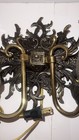 VTG 1971 L&L WMC  & Signed Electrified Baroque Style Scones 2 Ribbed Shades — photo 4