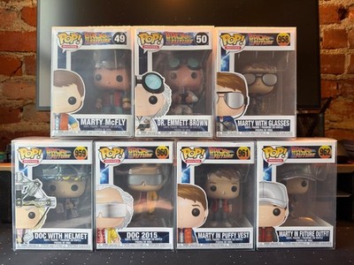 Funko Pop! Vinyl: Back to The Future Lot Of 7 Marty McFly And Doc