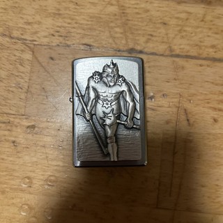 Zippo Feuerzeug Krieger Mit Keule Und Speer