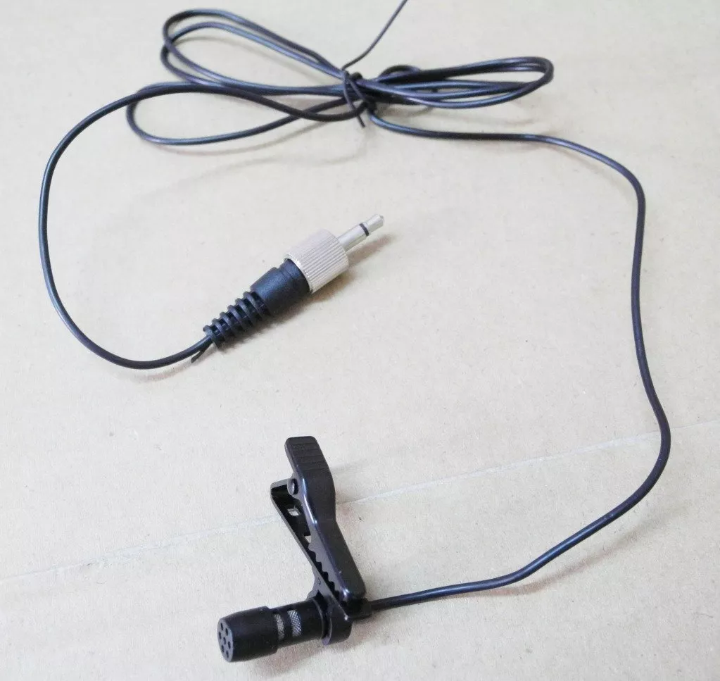 Collar Lavalier mic Microphone for Sennheiser Wireless 1 8