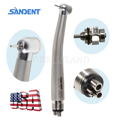SANDENT Manipolo dentale ad alta velocità con LED/senza turbina ad aria LED 4 fori - Foto 29 di 42