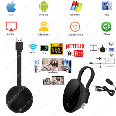 4K Wireless HDMI Display Dongle, Miracast/WiFi Adapter for iPhone/iPad