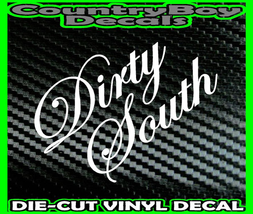 Dirty Money Vinyl Decal Sticker – Custom Text For Truck, Car, Boat & More