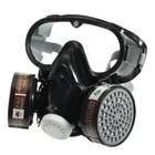 Emergency Survival Safety Respiratory Gas Mask Goggles Dual Protection Filter