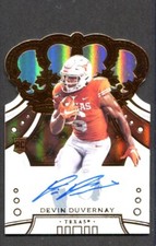 2020 Panini Chronicles Draft Picks Crown Royale Devin Duvernay #42 Rookie Auto