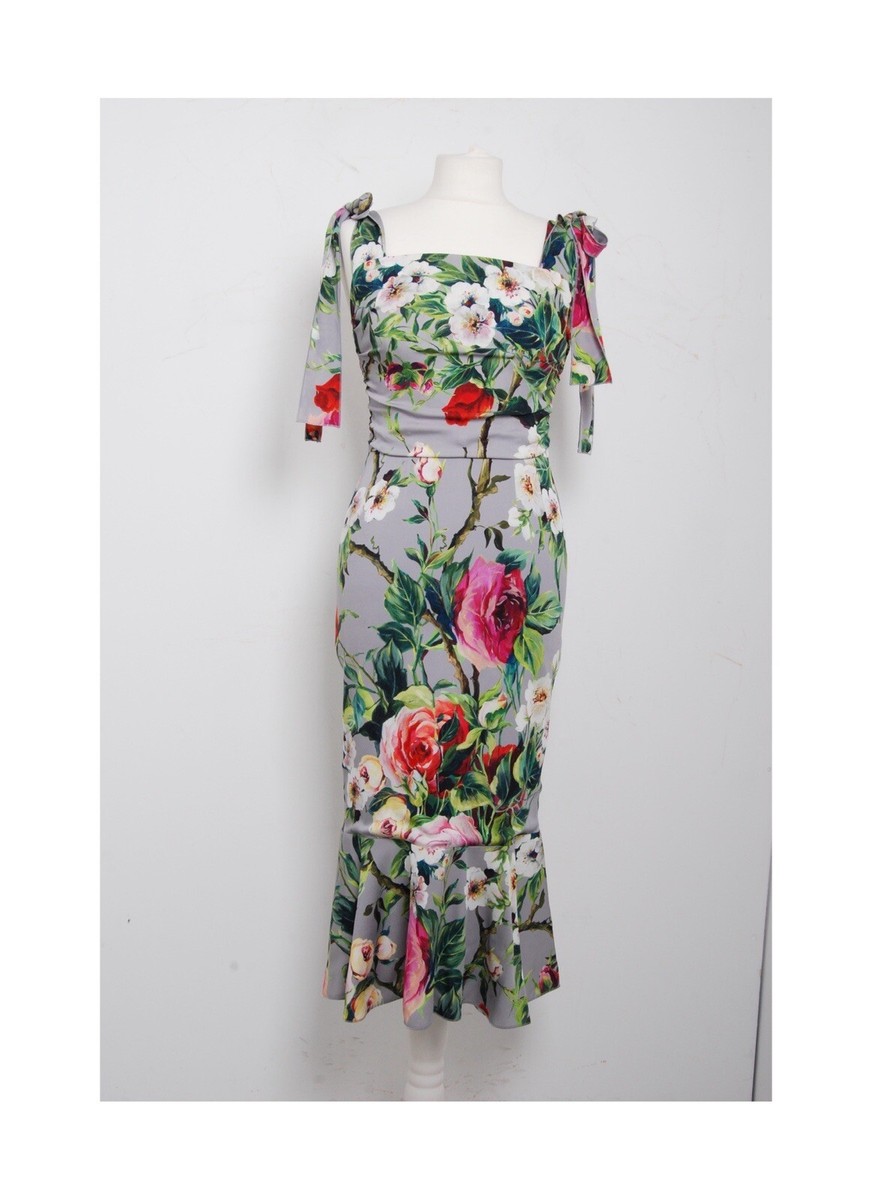 Women's Dolce & Gabbana dress in floral print Size 40 | eBay