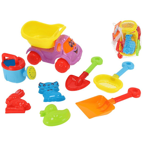 Juguetes De Playa Para Niño Modelo 7 Con (8 Piezas) Multicolor