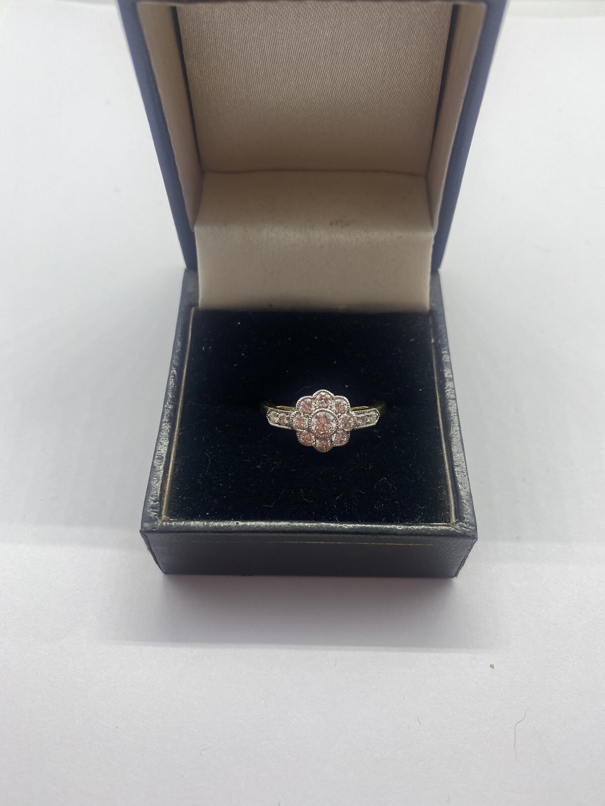 Finest quality Diamond Cluster Ring 0.70ct