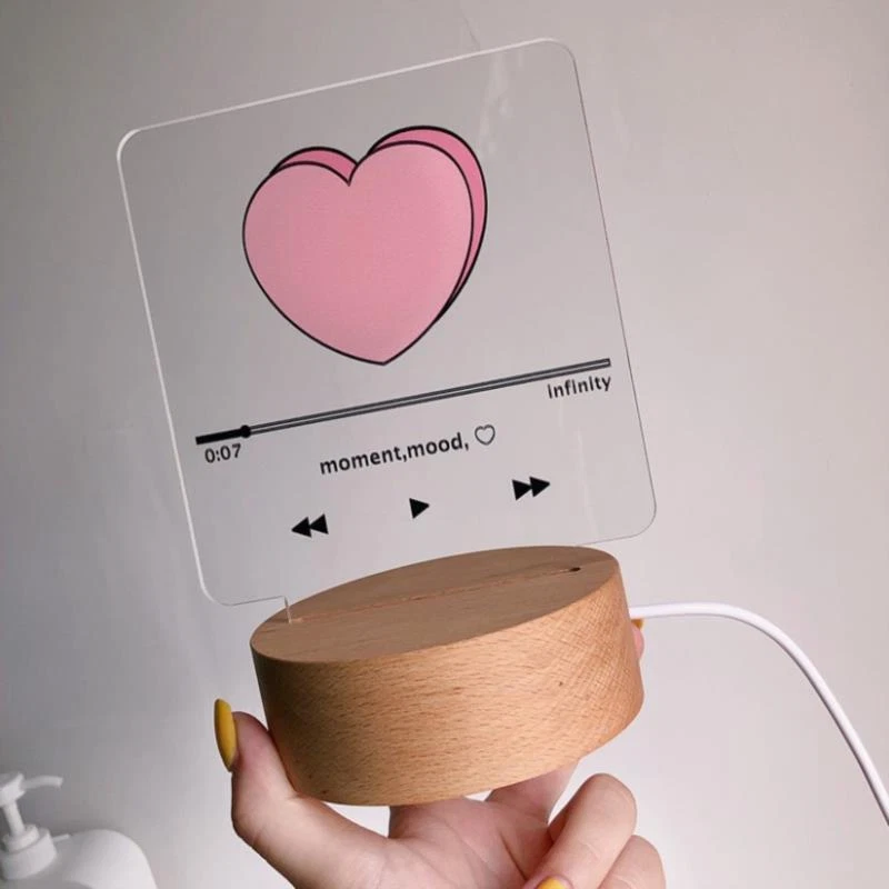 Wood 2024 lamp led