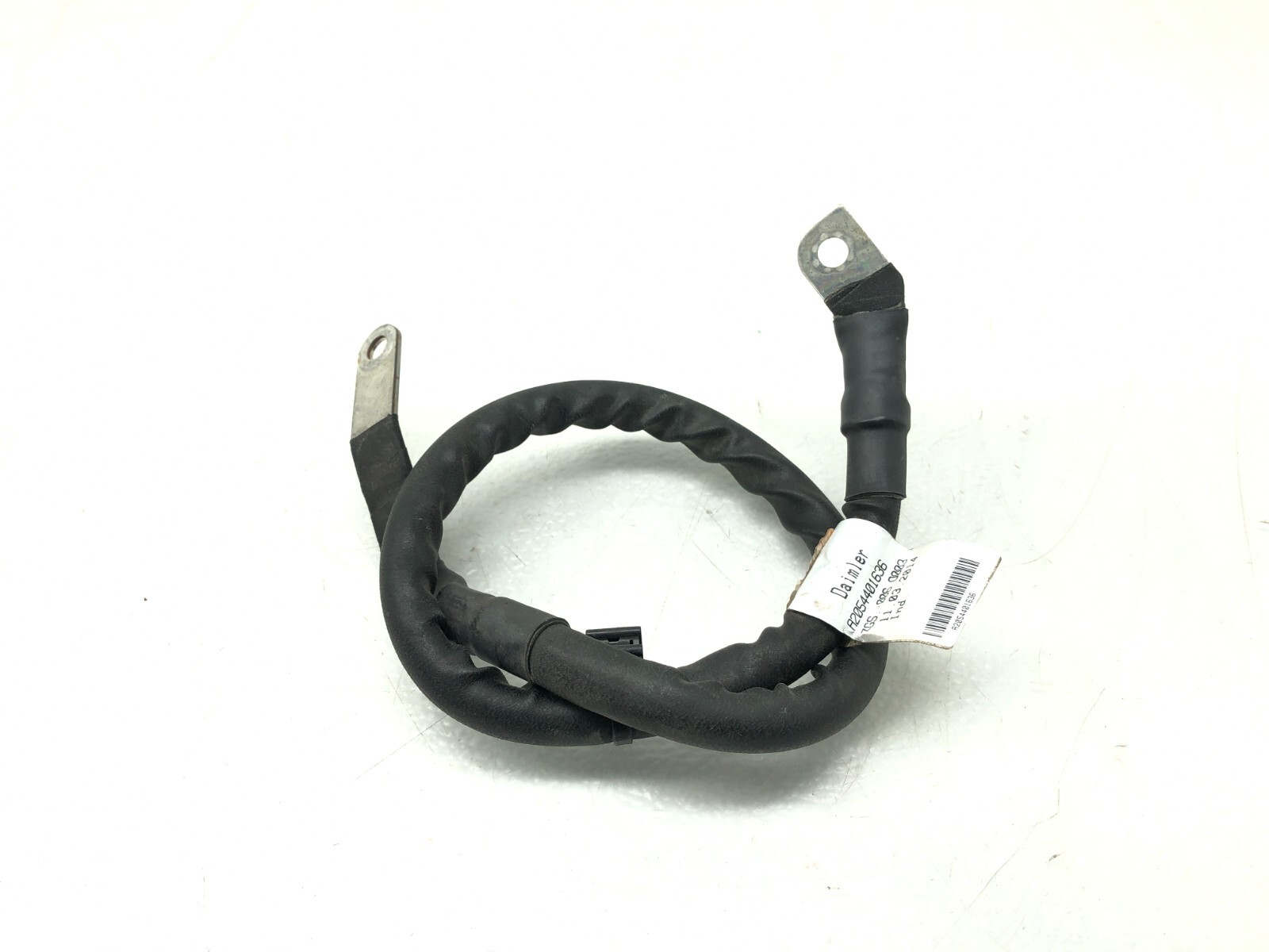 2015-2021 MERCEDES W205 C300 C43 GROUND NEGATIVE MINUS CABLE STRAP OEM.
