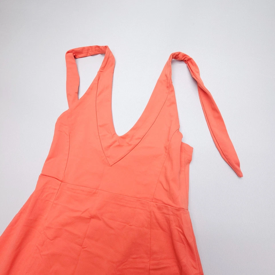 Patagonia Morning Glory Dress Womens Small Orange Pink Athletic Hiking Stretch - Image 3 of 4