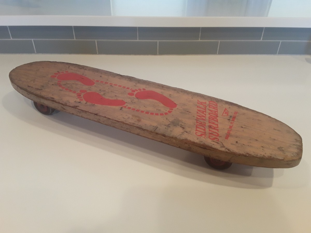 Vintage 1960's Nash Sidewalk Surfboard Skateboard Steel Vintage 1960's Nash Sidewalk Surfboard Skateboard Steel