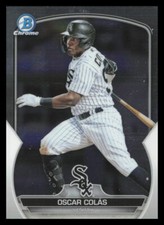 2023 Bowman #BCP-13 Oscar Colas Chicago White Sox Chrome Prospects Baseball Card