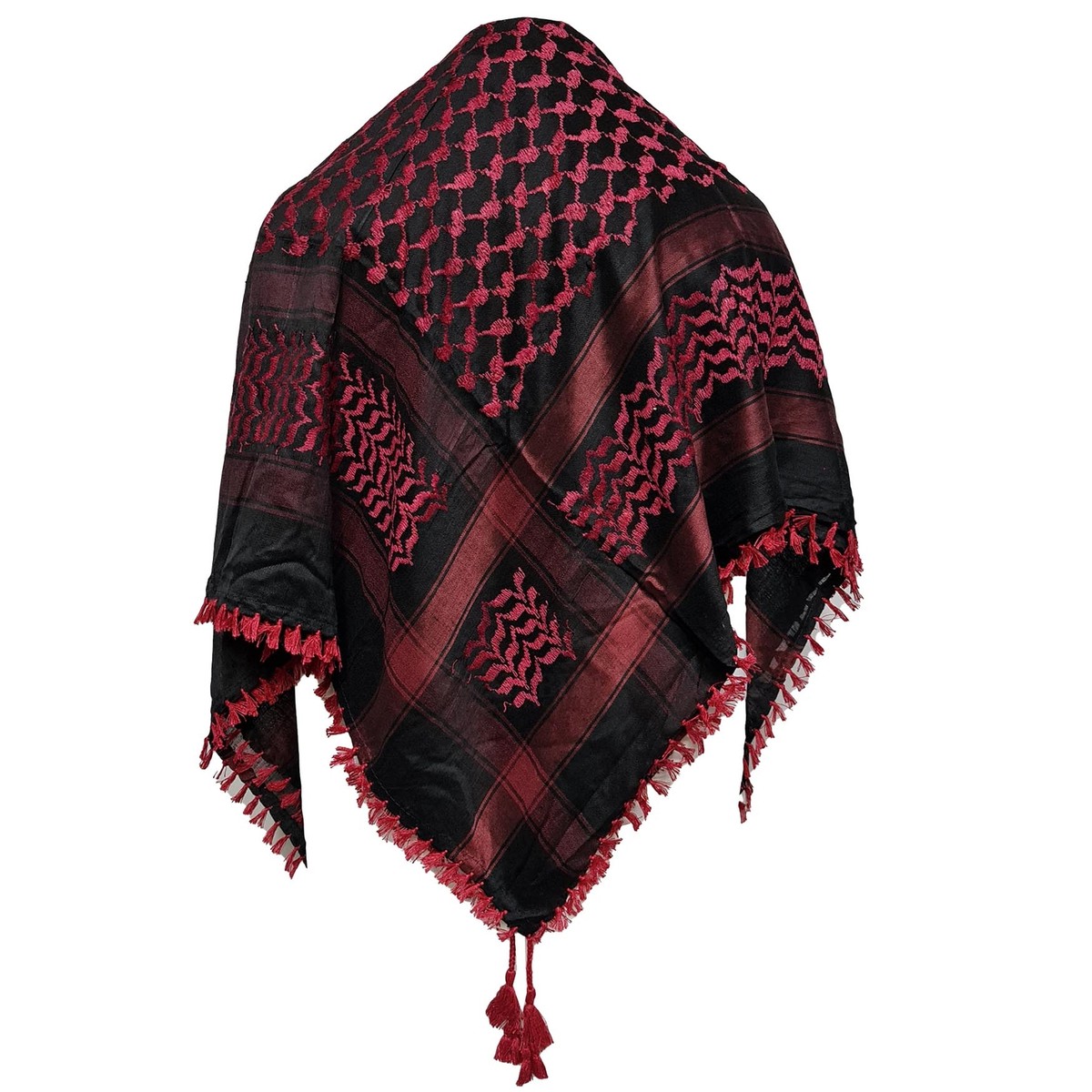 Écharpe Tête Shemagh Arabe Or Noir Arafat Keffiyeh Yashmagh