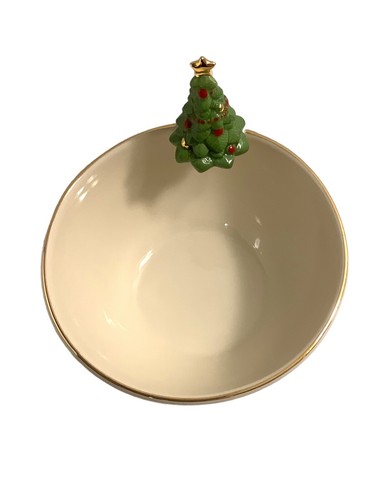 Lenox 893505 Holiday Bowl 5.5” with Christmas Tree, Boxed. - Picture 7 of 17