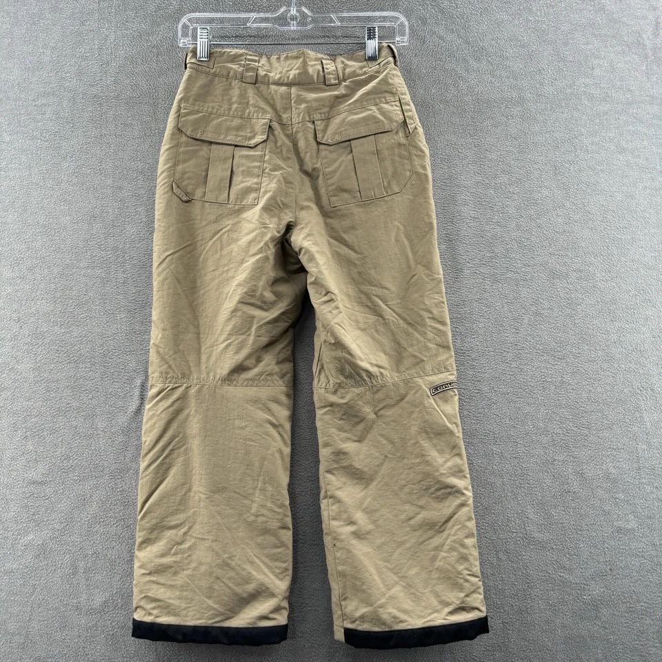 columbia convert belted youth 10/12 beige ski pants adjustable waist - Image 2 of 4
