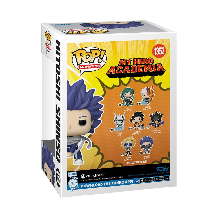 My Hero Academia - Hitoshi Shinso Pop! Vinyl Figure #1353 - Chase | eBay  Australia