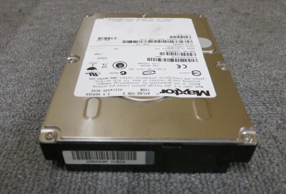 Maxtor 8J073J0 Atlas 10K V 74GB 10000RPM 8MB 3.5" SCSI Ultra320 Internal HDD - Image 3 of 4