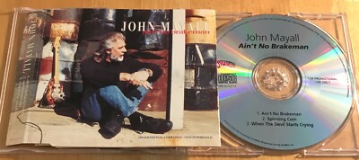 John Mayall 'Ain't No Brakeman' CD Promo Demo Single 1995 Silvertone ORE DJ CD72