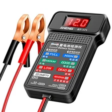 12V Car Battery Tester Digital Analyzer Car Auto Battery Load Cranking Tester US