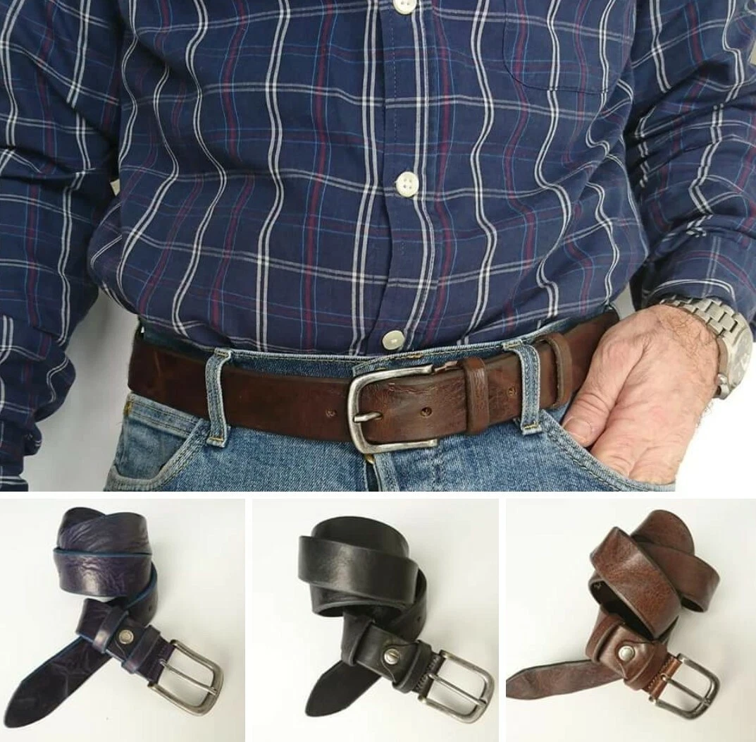 Cintura Western Cowboy Vintage retrò in pelle sintetica con fibbia a testa di to