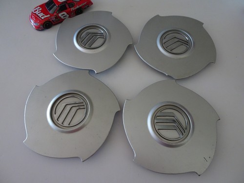 Set of 4 1993-98 Mercury Villager Silver OEM Wheel Center Cap # F3XA-1A065AA - Picture 5 of 6