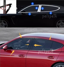 For Porsche Panamera brachyaxis 2010-2016 Black Windows Strip Sill Molding Cover
