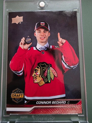 2023-24 Upper Deck Series 1 Connor Bedard #SP-1 NHL Draft RC Chicago Blackhawks