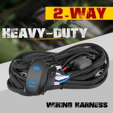 Wiring Harness Kit 12v Relay 5-pin On-off Rock Switch Led Light Pods 2-lead Us
