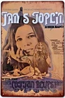 TIN SIGN 8x12 Janis Joplin concert rock soul blues singer legend big brother A86