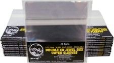  625 Oversize Resealable CD Sleeves - Premium 2mil Thick Fits Chubby 24mm Cases