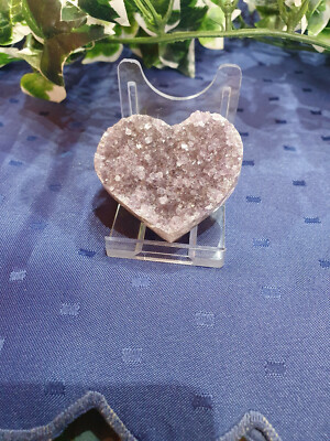 Amethyst Herz aus Uruguay Herzform 5x4,5x1,5cm,55Gramm