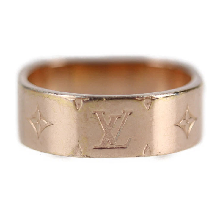 Lv on sale monogram ring
