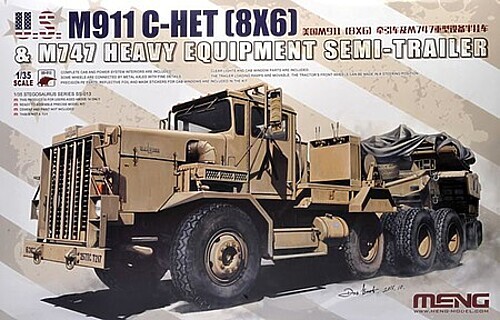 Meng US M911 C-Het & M747 Semi - Plastic Model Military Vehi