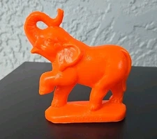 Orange Elephant Mold-A-Rama From Chicago Field Museum Vintage