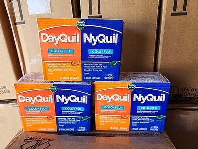 Vicks DayQuil & NyQuil LiquiCaps - Pack of 24 (3pack) 