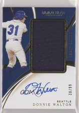 2020 Panini Immaculate Debut Jumbo Relics 38/99 Donnie Walton #DJA-DW Auto 4t6