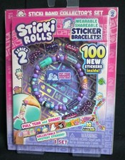 New Sticki Rolls Sticki Band Sticker Bracelet Series 2 Purple Collectible NEW