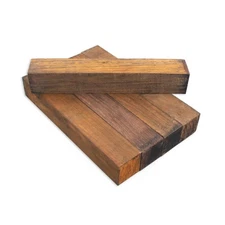 Cocobolo Wood Turning Blank, 2" x 2" x 12", Pack of 5, Legacy Woodturning