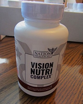 Nation Health MD VISION NUTRI COMPLEX 60 Vegetarian Capsules New FREE SHIPPING!!