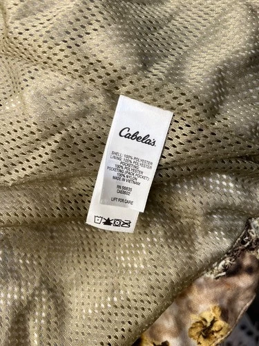 cabelas packable camo rain jacket, medium tall image 4