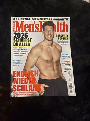 Men s Health Januar Februar 2026 Endlich Wieder Schlank  Neu Ungelesen