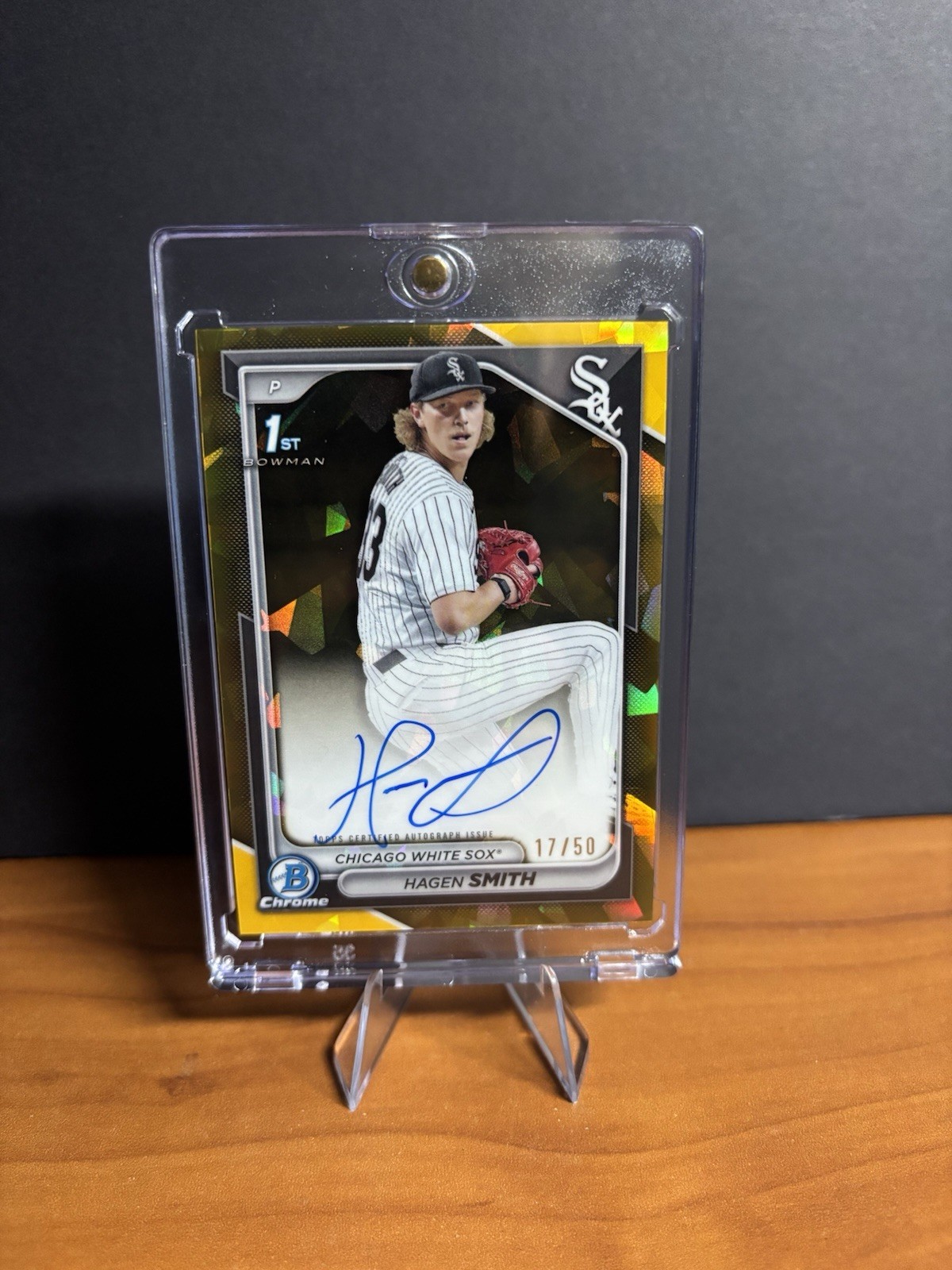 2024 Bowman Draft Sapphire Hagen Smith Ist Bowman Auto Gold Sapphire 🏆/50🏆