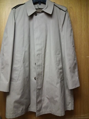 London Fog By Wamsutta Thinsulate 3M Long Classic Trench Coat Men’s Size 38 Reg image 3