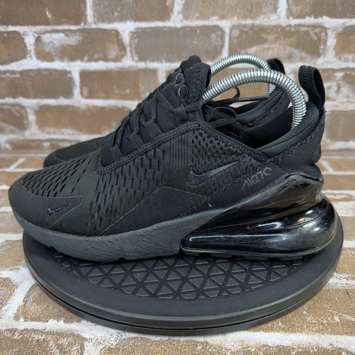 Nike Air Max 270 Triple Black Running Shoes Sneakers AH6789-006
